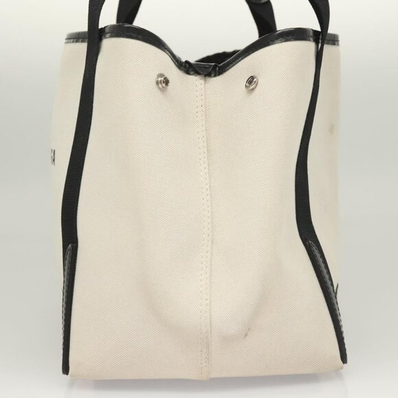 BALENCIAGA Cabas S Tote Bag Canvas White - Picture 4 of 16
